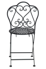 Стул Secret De Maison Love Chair стальной сплав, 43х48х91см, черный фото 4