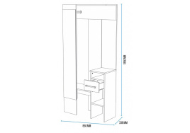 Прихожая Рогес анкор светлый фото 2
