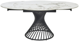 Стол BUENO 120 GLOSS GOLDEN JADE SOLID CERAMIC / BLACK, ®DISAUR фото 5