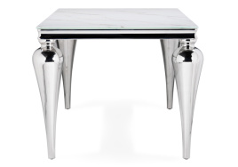 Стол стеклянный Vase белый фото 3