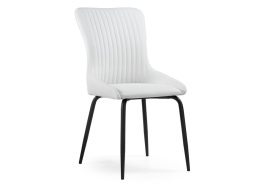 Стул на металлокаркасе Lado white / black фото 1