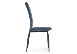 Стул на металлокаркасе Tod black / blue фото 4