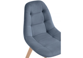 Стул деревянный Filip blue / wood фото 5