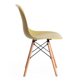 Стул CINDY (EAMES) (mod. 001) / 1 шт. в упаковке дерево бук/металл/сиденье пластик, 51x46x82.5см, ол фото 2