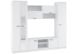 Готовая гостиная Бертелена белое дерево / белое дерево фото 1