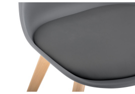 Пластиковый стул Bonuss dark gray фото 4