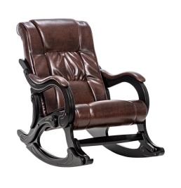 Кресло-качалка Сенатор 77 (Венге / Антик крокодил) фото 2