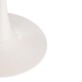 Стол Tulip/Тулип (мод. 011) металл, МДФ, белый, Д90х75см фото 3