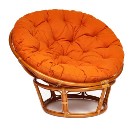 Кресло Папасан/Papasan (23/01 W) /с подушкой и ремешками/ диаметр подушки 122см, 115х101х104см, конь фото 1