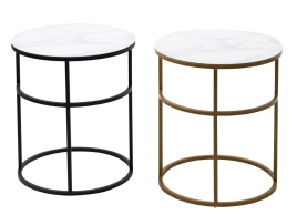 Журнальный столик Френсис Белый мрамор, стекло/ золотой каркас M-city фото 5