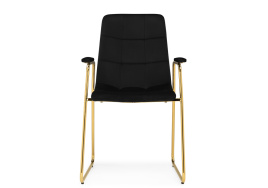 Стул на металлокаркасе black / gold фото 2