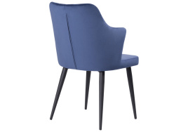 Стул на металлокаркасе Velen dark blue фото 4