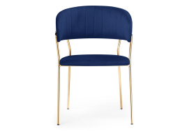 Стул на металлокаркасе Kamelia gold / gray fabric фото 2
