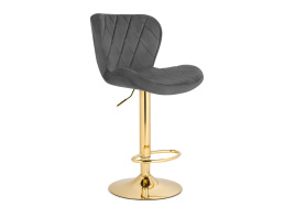 Барный стул Porch dark gray / golden фото 1
