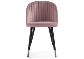 Стул на металлокаркасе Gabi light purple / black фото 2