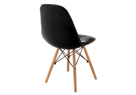 Стул деревянный Kvadro 1 black / wood фото 4