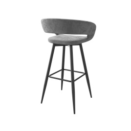 Стул полубарный Барни Р 700, Черный/Grey Lux b22 фото 2