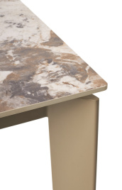 Стол CORNER 120 GLOSS LUXURY PANDORA SOLID CERAMIC / TAUPE, ®DISAUR фото 4