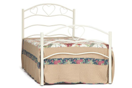Кровать ROXIE 90*200 см (Single bed), белый (White)