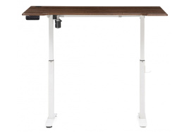 Компьютерный стол Маркос с механизмом подъема 140х80х75 орех кантри / белый фото 4
