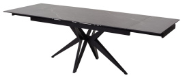 Стол FORIO 160 MATT BLACK MARBLE SOLID CERAMIC / BLACK, ®DISAUR фото 5