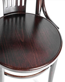 Стул венский Uranus (темный орех) жесткое сиденье фото 3