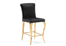 Барный стул Joan black / gold фото 1