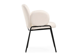 Стул на металлокаркасе Kalipso white / black фото 4