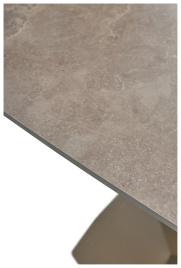 Стол ALATRI 120 MATT LATTE STONE SOLID CERAMIC / TAUPE, ®DISAUR фото 3