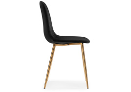 Стул на металлокаркасе Dabl black / gold фото 3