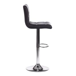 Стул барный BARBER (mod. KY711D) металл/экокожа, 43*50*92-103 см, черный/хром фото 2