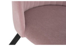 Стул на металлокаркасе Gabi 1 light purple / black фото 4