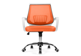 Компьютерное кресло Ergoplus orange  / white фото 2