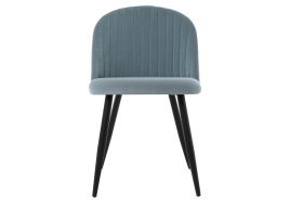 Стул на металлокаркасе Gabi 1 light blue / black фото 3