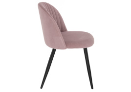 Стул на металлокаркасе Gabi 1 light purple / black фото 2