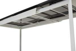 Стол CREMONA 140 HIGH GLOSS STATUARIO Белый мрамор глянцевый, керамика/ белый каркас, ®DISAUR фото 3