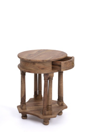 Кофейный стол Бомбей - 1149  палисандр, 45*45*60 см, Natural tinted (натуральный тонированный) фото 3