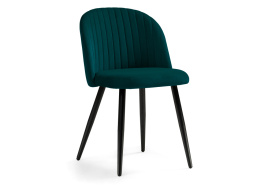 Стул на металлокаркасе Gabi 1 green / black фото 1