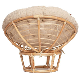 Кресло PAPASAN ECO/ПАПАСАН ЭКО P115-1/SP STD /c подушкой, ремешками/ диаметр подушки 129 см, 115x101 фото 5
