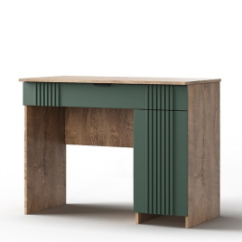 Стол «Герта» КМК 0979.21, дуб канзас/зеленый матовый фото 5
