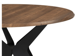 Стол деревянный Рикла 100х76 орех кантри / черный фото 3