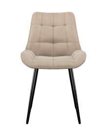 Стул DikLine 226 поворотный B03 BEIGE, ножки черные фото 3
