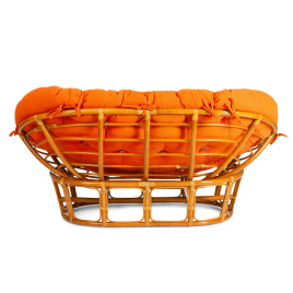 Диван Мамасан/Mamasan (23/02 W) /с подушкой и ремешками/ подушка 182х119см, 169х102х80см, пекан орех фото 2