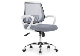 Компьютерное кресло Ergoplus light gray / white фото 1