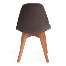 Стул CINDY SOFT (mod. C1021F1) / 1 шт. в упаковке вельвет/дерево бук, 53 х 45 х 81 см , серый (HLR 2 фото 4