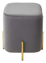 Пуф для гостиной ARES BLUVEL-14 GREY / GOLD М-City фото 4