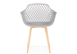 Пластиковый стул Rikon gray / wood фото 2