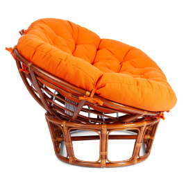 Диван Мамасан/Mamasan (23/02 W) /с подушкой и ремешками/ подушка 182х119см, 169х102х80см, коньячный, фото 3