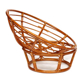 Кресло Папасан/Papasan (23/01 W) /с подушкой и ремешками/ диаметр подушки 125см, 115х101х104см, конь фото 2