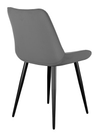 Стул DikLine 206М B22 GREY, ножки черные фото 2